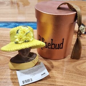 "Miss Sunshine" by Rosebud Yellow Floral Women's Hat